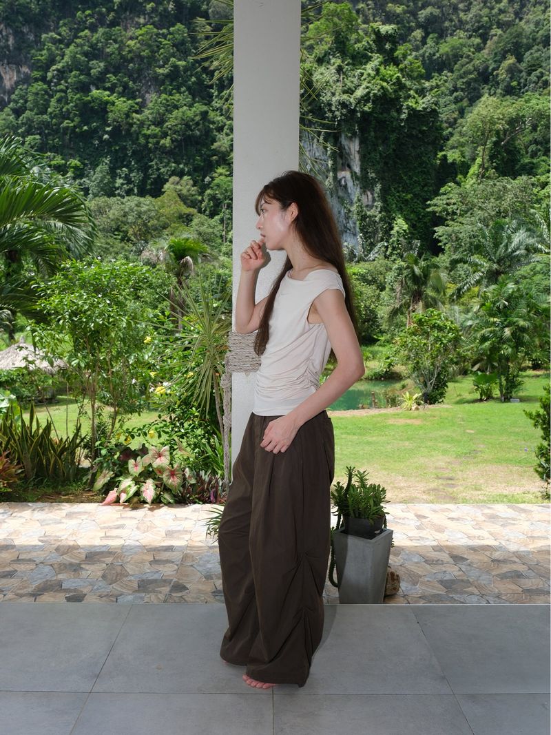 Soft Drape Sleeveless (Oatmeal)