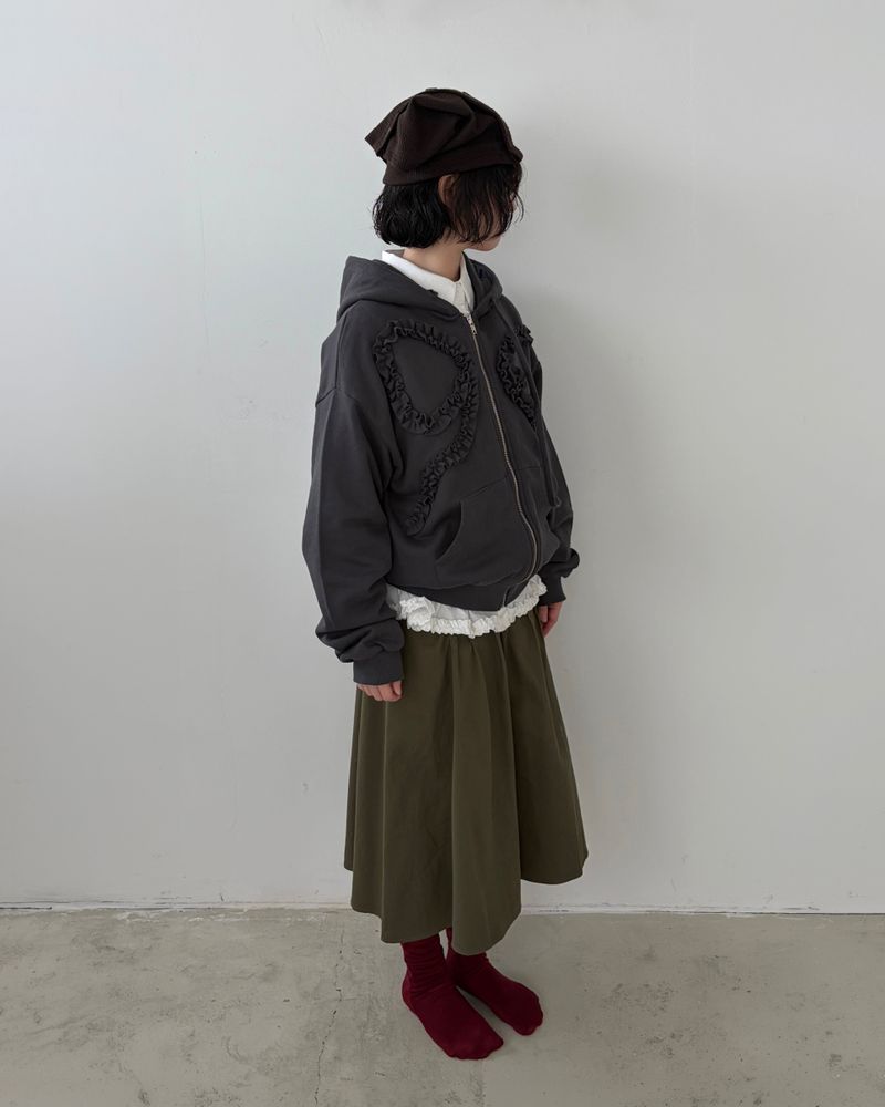 リンクルディテールスカート