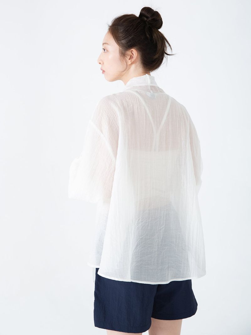 Ribbon Tie Blouse (White)