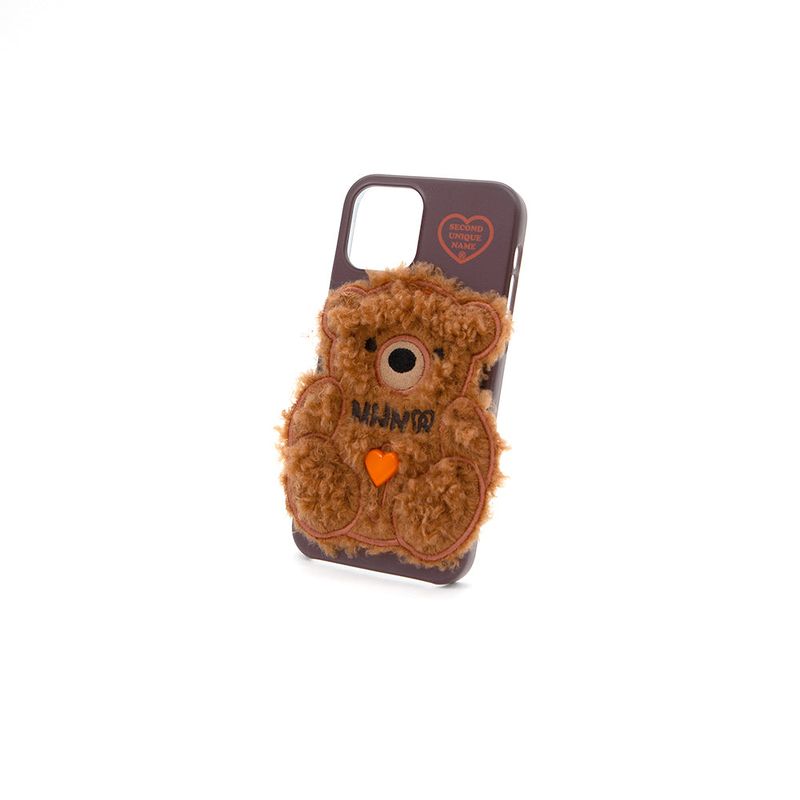 SUN CASE PATCH FLEECE BEAR MAPLE BROWN