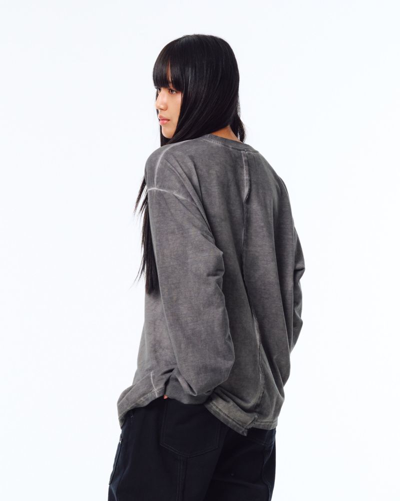 Cross Asymmetric Long Sleeved