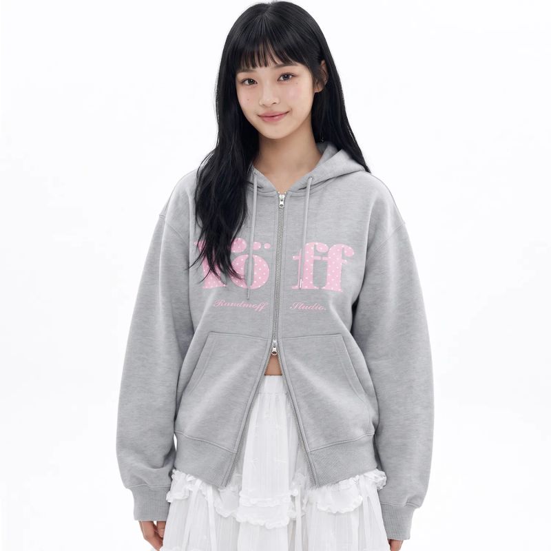 【60%限定カラー】ロフタイププレイスペースドットオーバーフィット2ウェイジップアップ（2カラー）