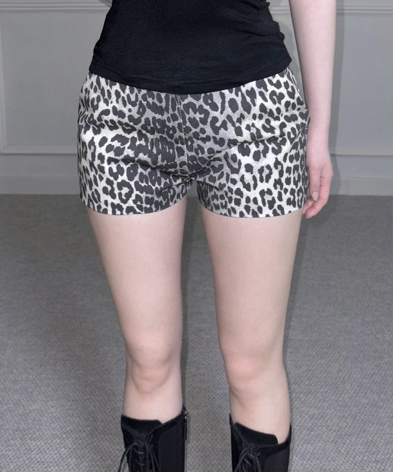 Brick Leopard Shorts (2colors)