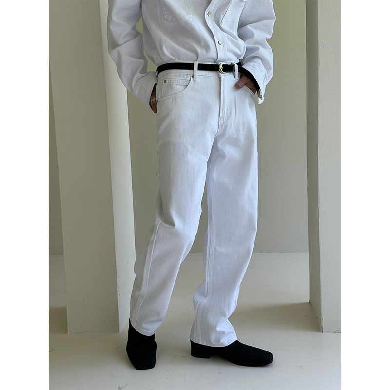 LAURANT（ロラン）の「[SET UP가능] Cotton semi wide pants (2color)（Pants）」