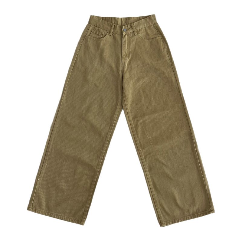 Back Point Bizzo Wide Long Denim Pants