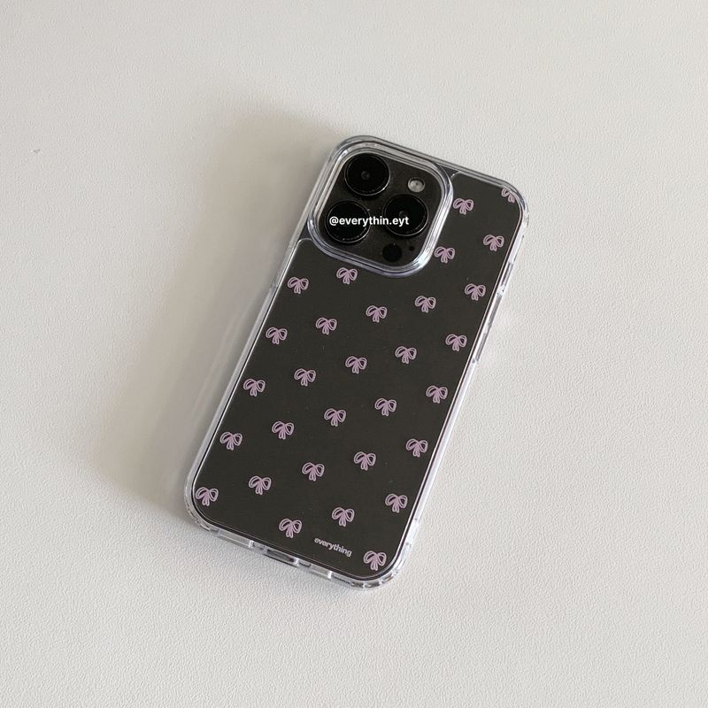 [jelly hard] ribbon pattern case