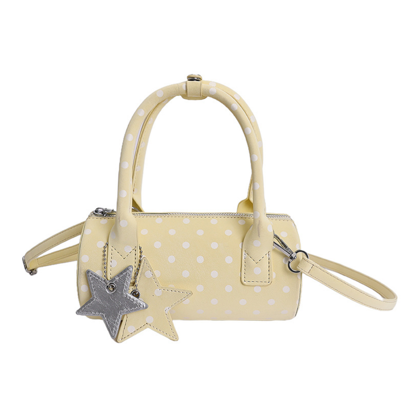 Miley Dot Barrel Bag