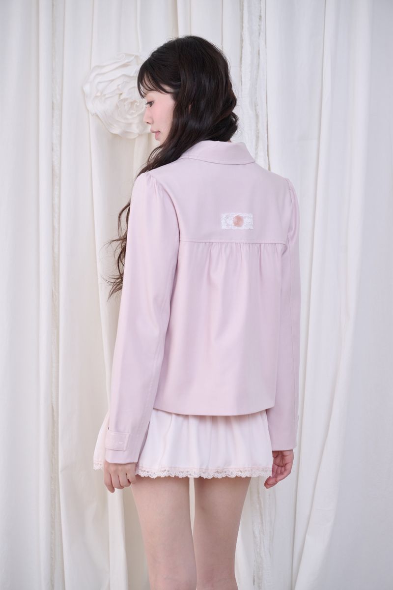 Sophie Shirred Trench Jacket (2 colors)