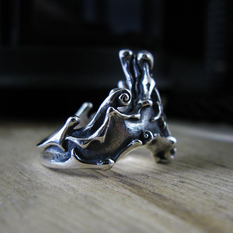 Z-Grimoire silver ring