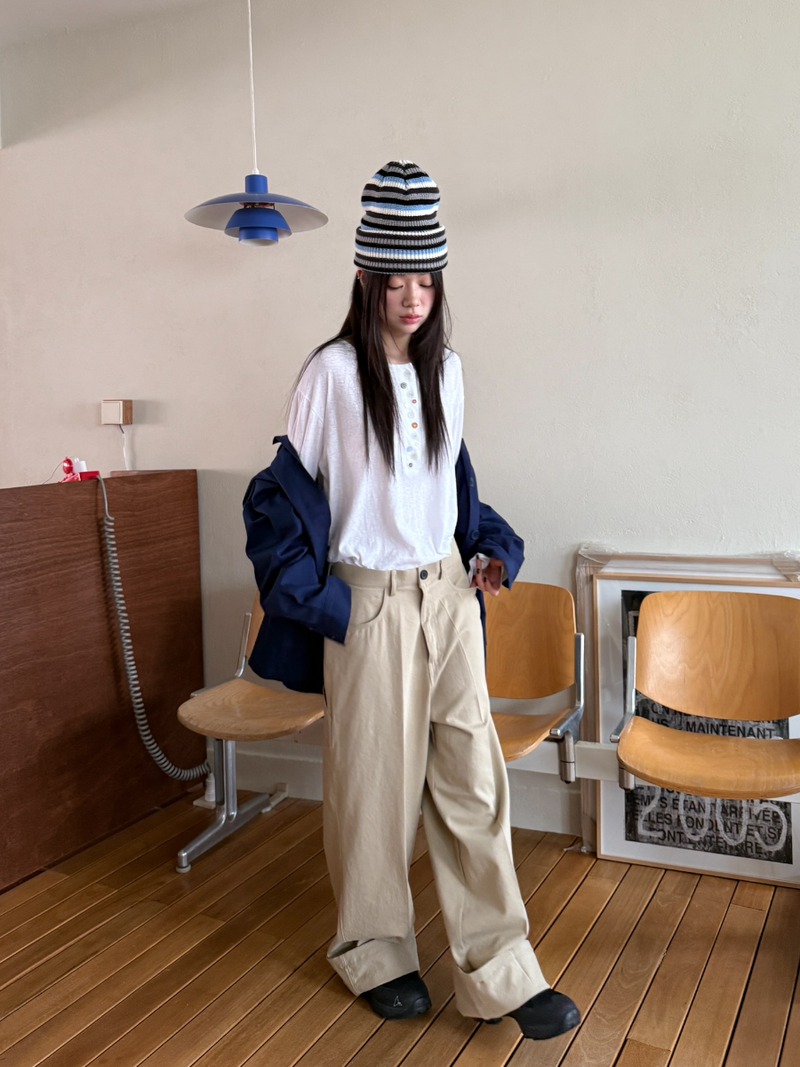dot pocket pants
