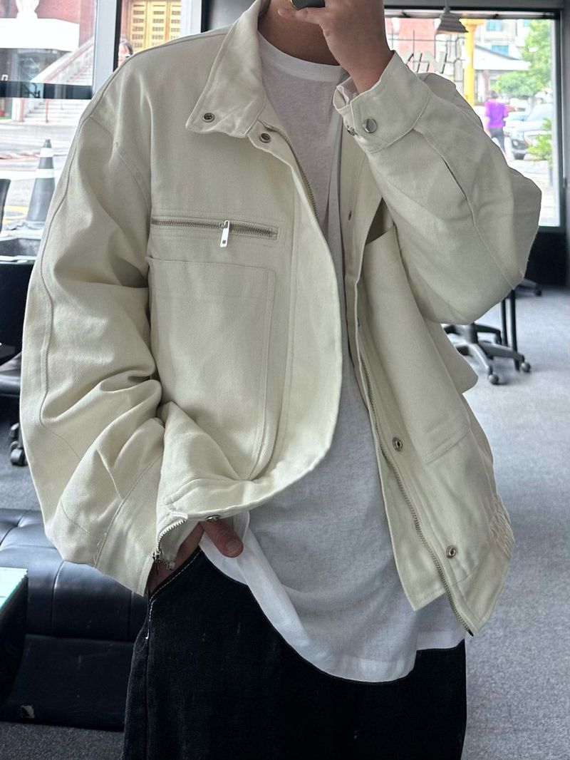 ninty percent two way zipper jacket