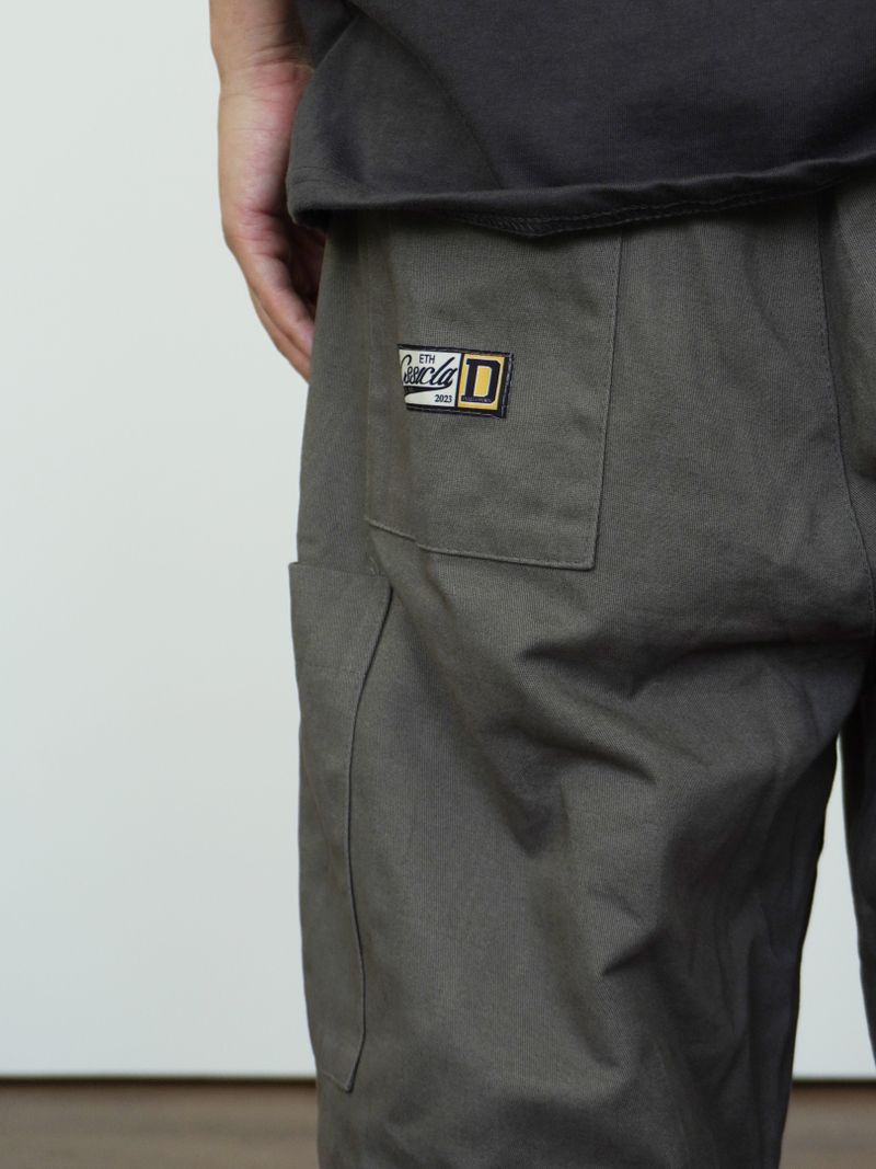 Patched Cotton American Carge Pants 2C