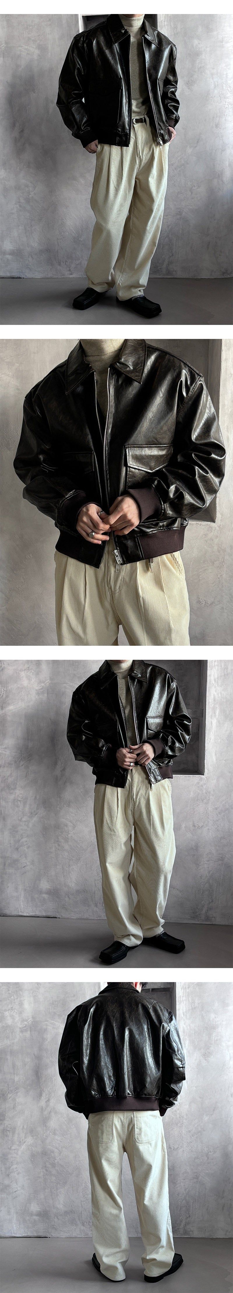 [F/W] A-2 レザージャケット(2color)
