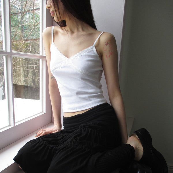 timelineseoul（タイムラインソウル）の「lace cross slvl（Tops）」