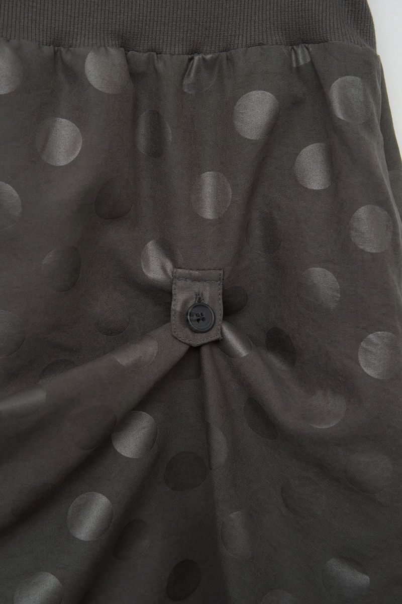(W) Oshi Button Dot Skirt