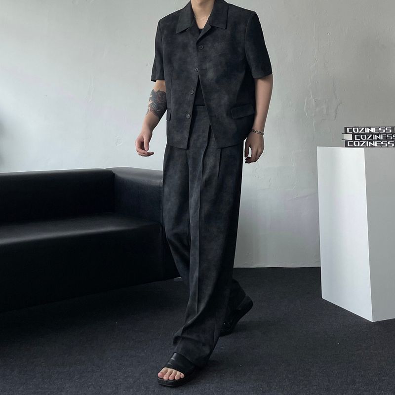 CR Monk Two Tuck Wide Pants (Set - Up/2 colors)