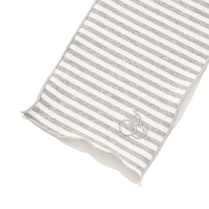 CHERRY BOHEMIAN SLIM MUFFLER [GRAY]