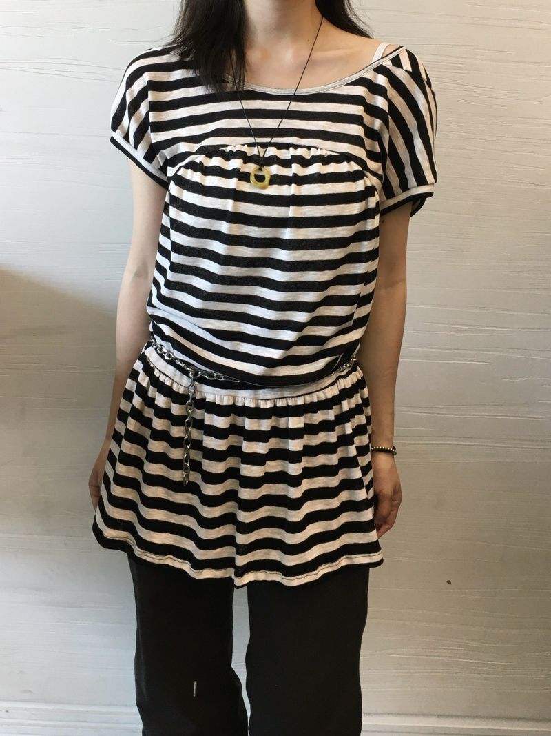Kitsch Stripe Two-Way Dress (2c)