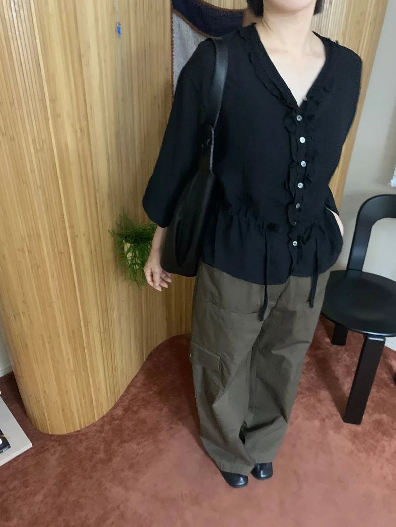 Ruffle blouse