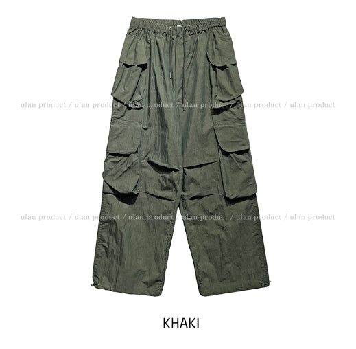Lorna Pigment Nylon Double Cargo Pants