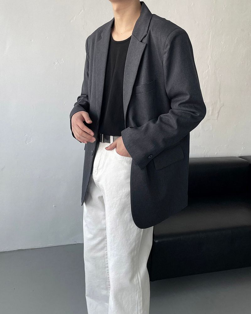 FL Basic Two Button Jacket (2 colors)