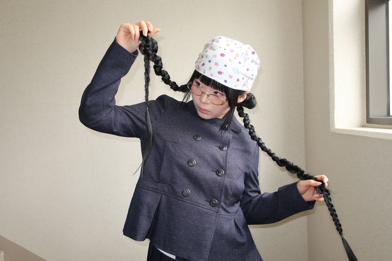 ダブルボタンデニムジャケット