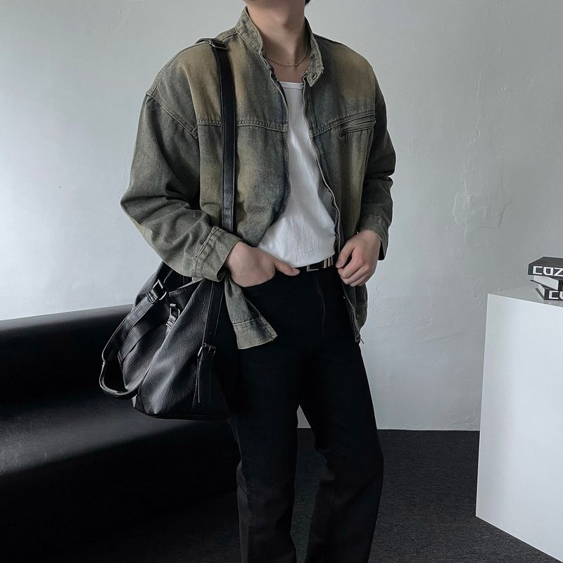 Vintage Blue Denim Jacket (DP779638608734)