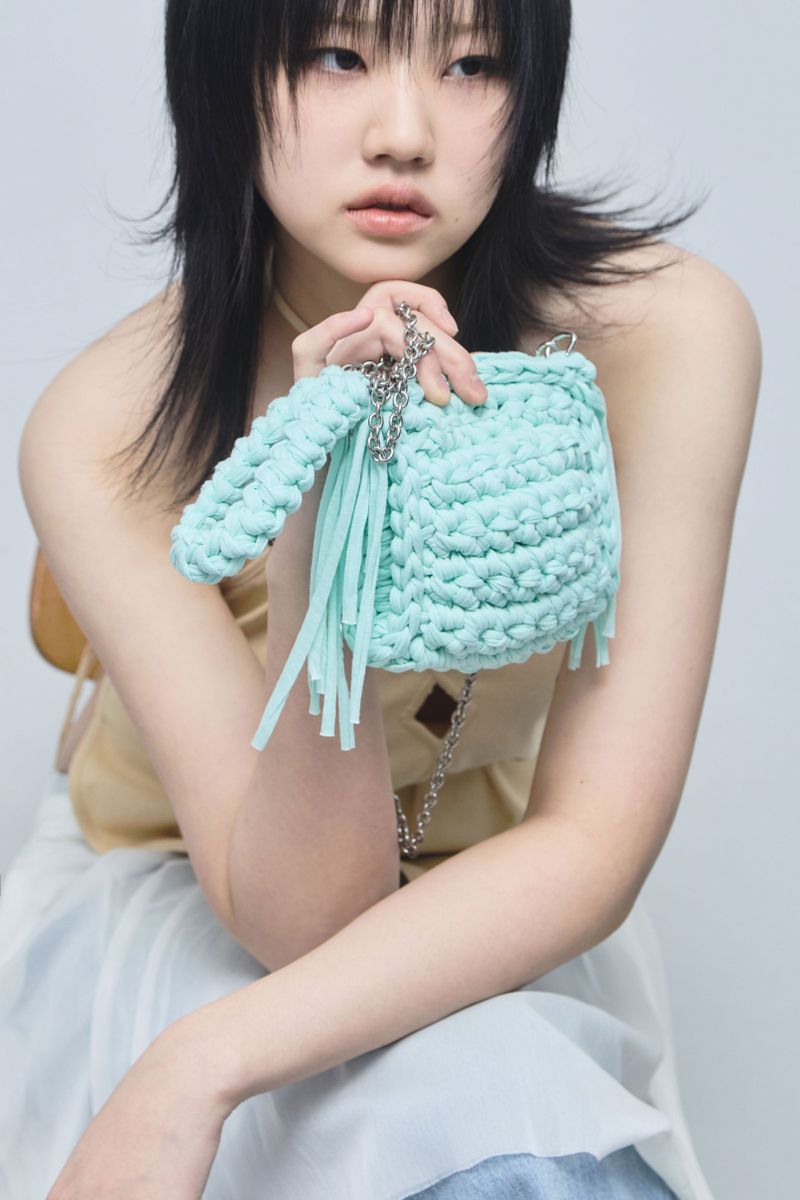 augustone8(オーガストワンエイト)の「WOOLLY MINI_mint(Bags)」