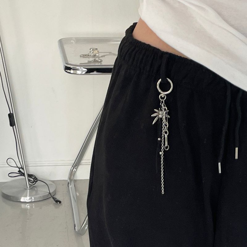 Maple Leaf Tassel Keychain