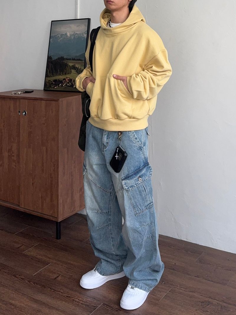 Glide Wide Cargo Denim (3color) (No.1007)