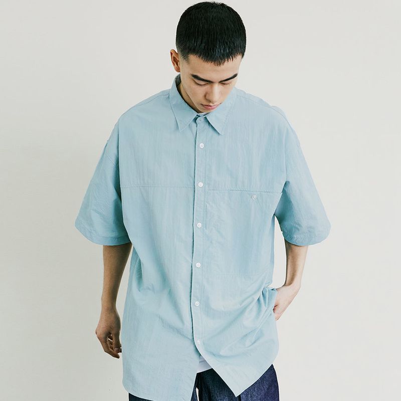 NYLON LAUNDRY SHIRT BLUE