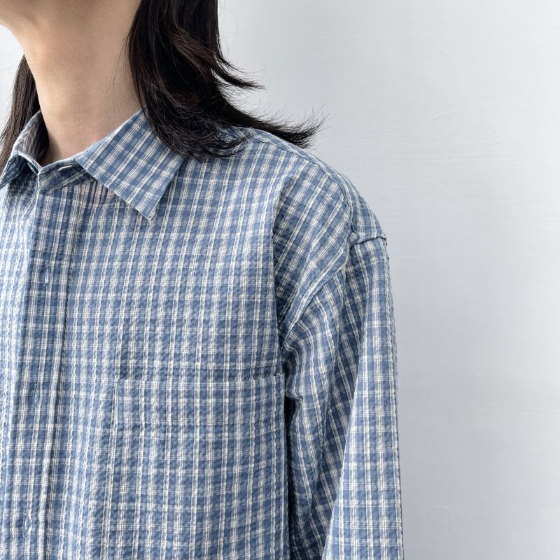 Airy Micro Check Shirt
