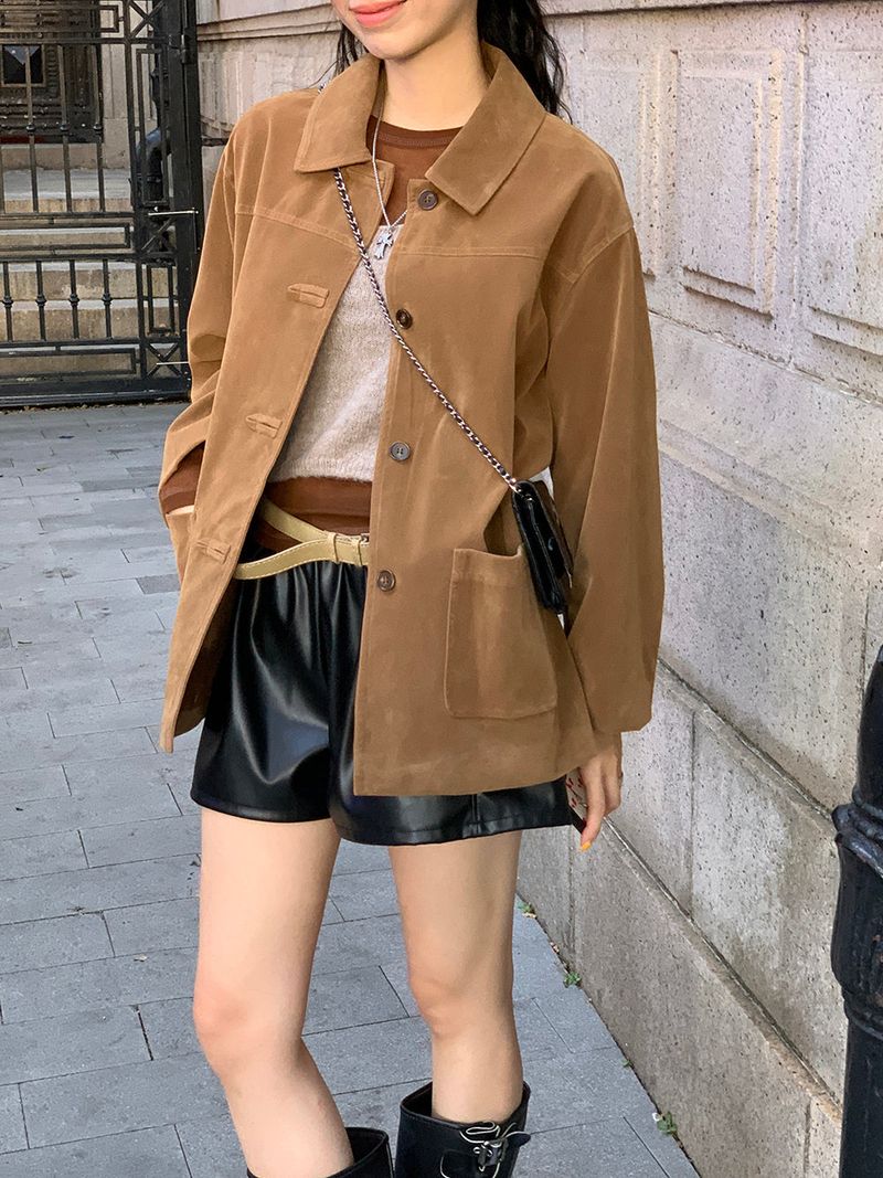 [MADE] Le Elle Leather Shorts