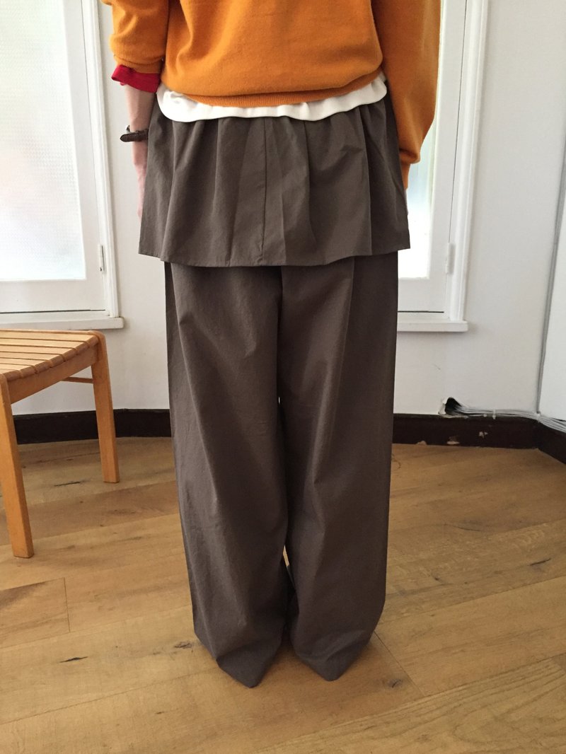 Spoog skirt pants (2color)