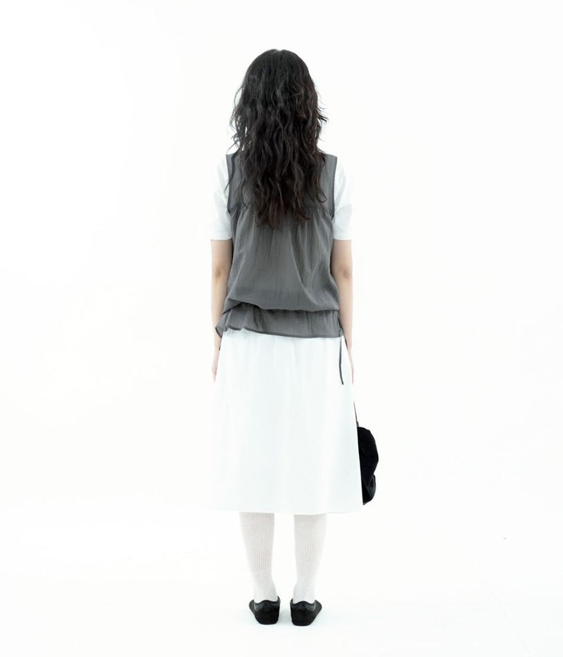 [fiebre] sheer 2way sleeveless top 