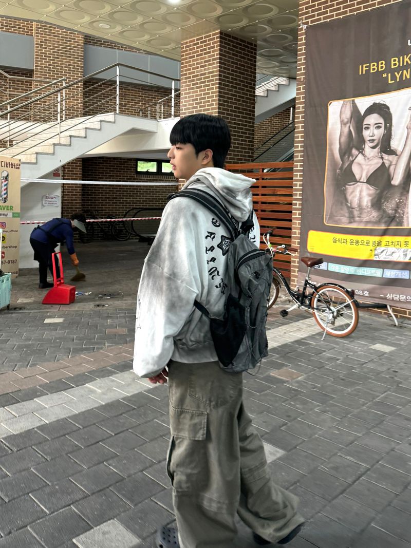 square string backpack