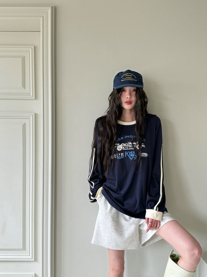 GISELE（ジゼル）の「ヴィンテージ レーシング T（トップス）」