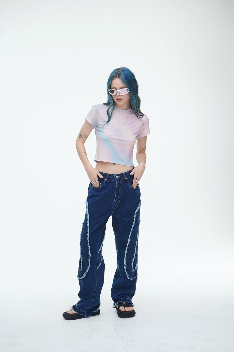 Comma Denim Pants Blue