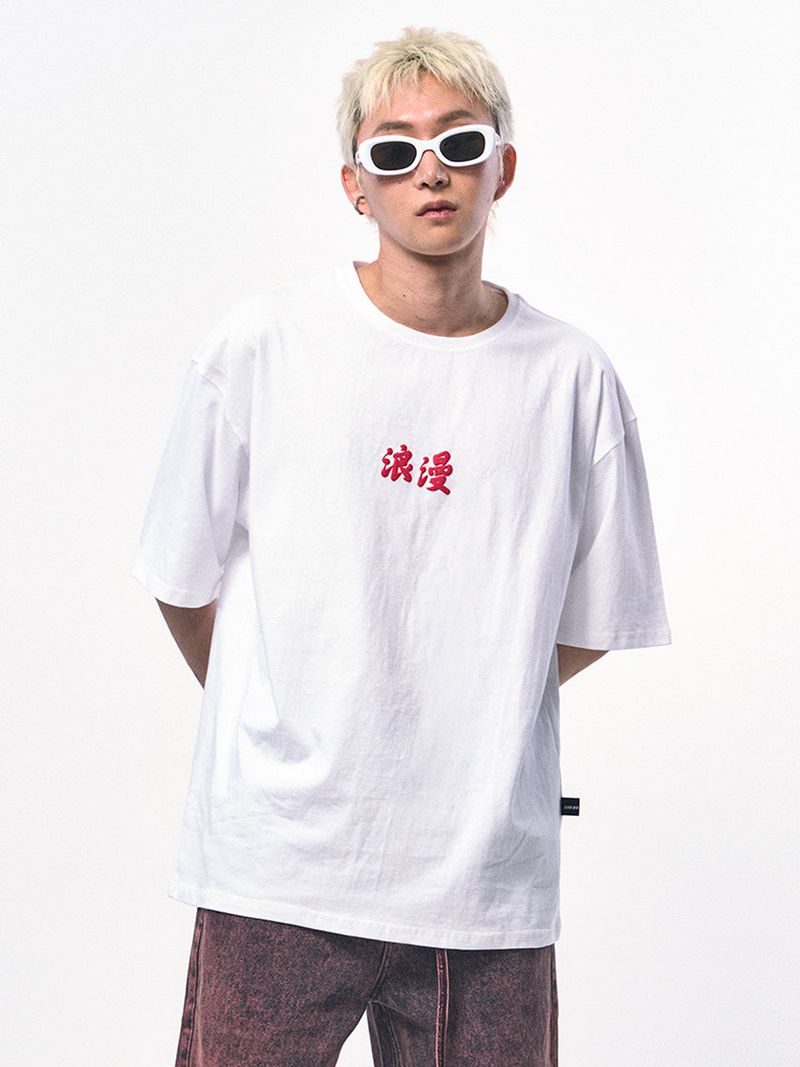 C Wear by the Genius(シーウェア バイザジーニアス)の「ROMANCE T-SHIRT WHITE(Tops)」