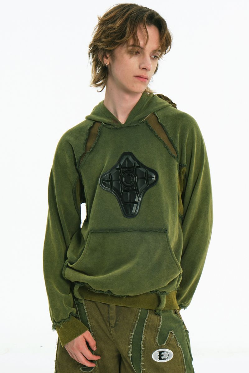 Embryo（エンブリオ）の「Embryo green pullover sports hoodie（Tops）」