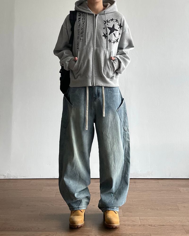 Scope Cropped Fleece Hoodie Zip-up