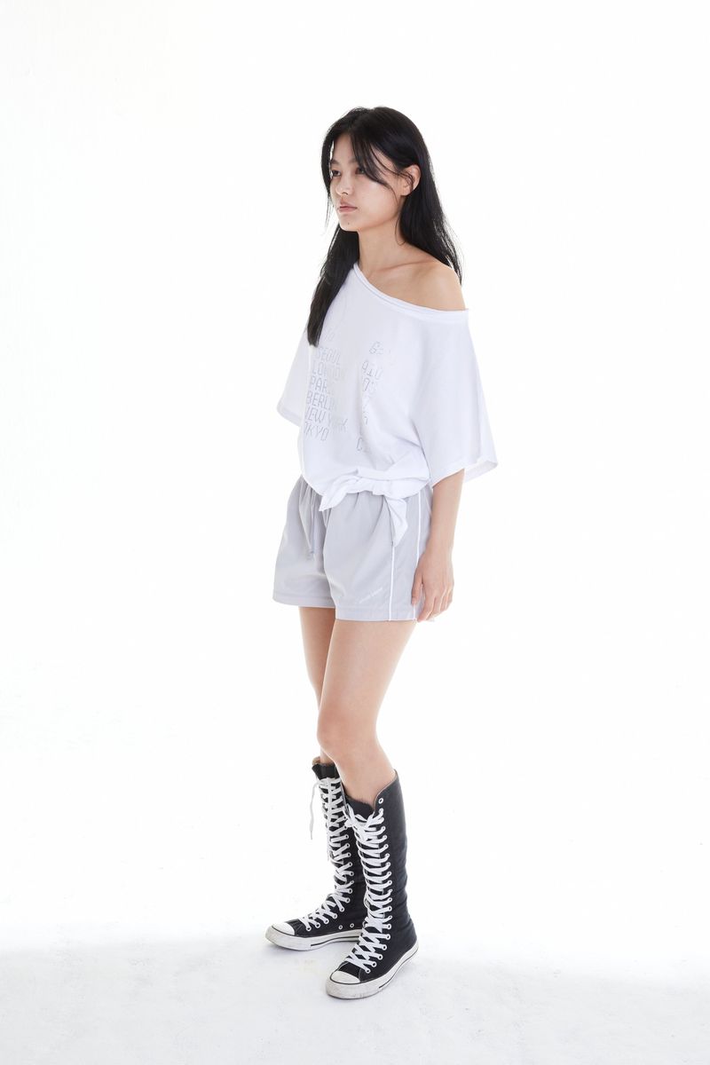 DEPARTURE CUBIC UNBALANCED TOP (WHITE)