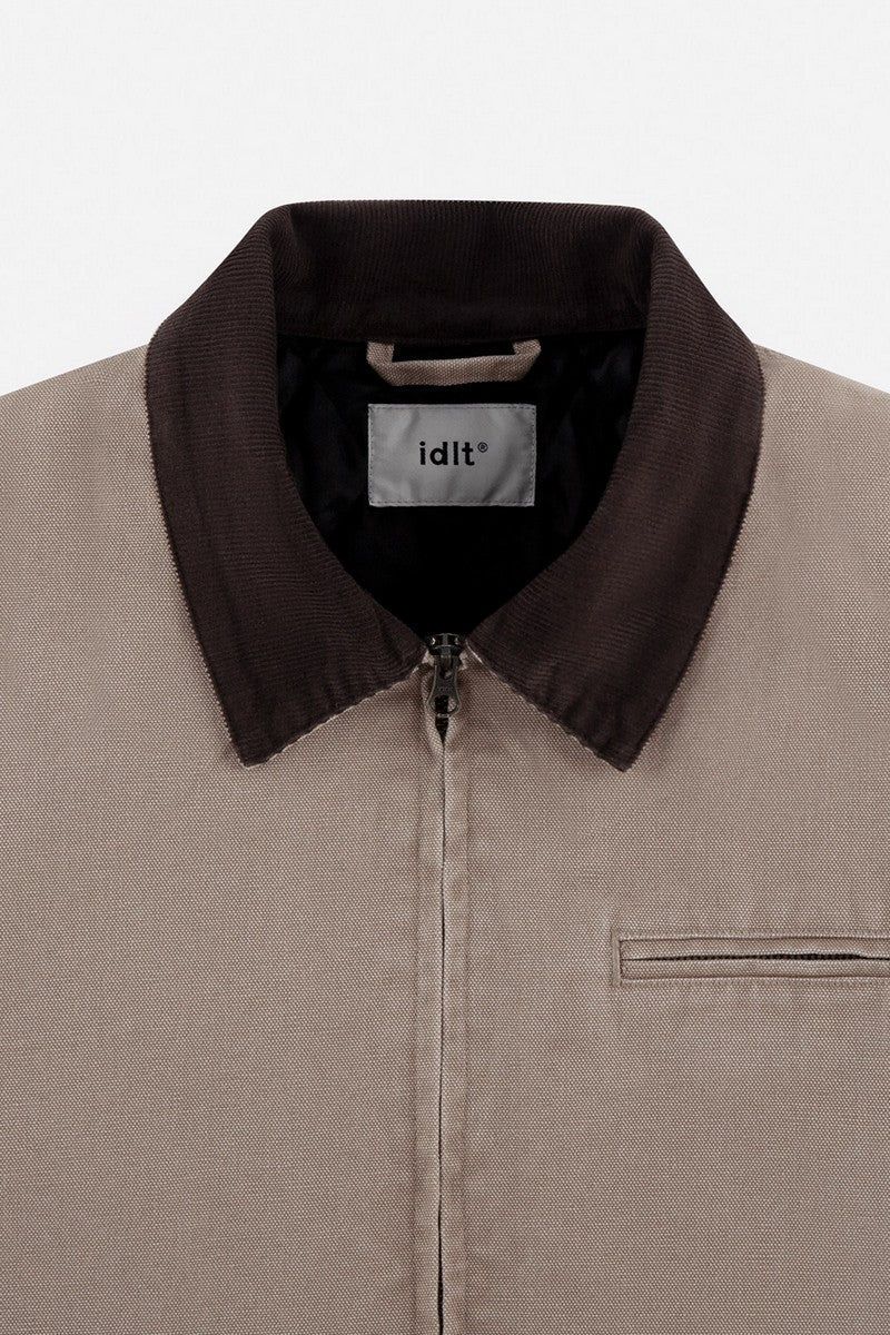 Washed Canvas Padded Detroit Work Jacket