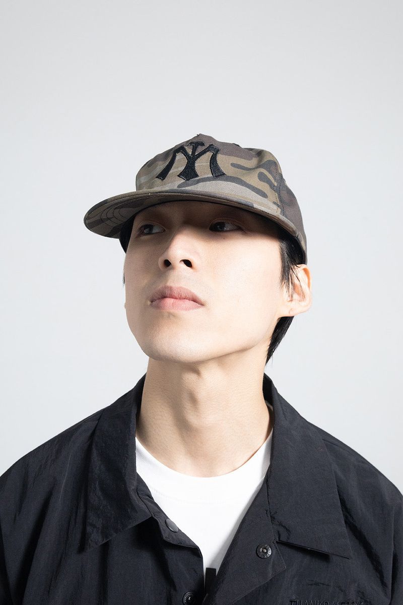 TM YANKEES LOGO CAP-OLIVE