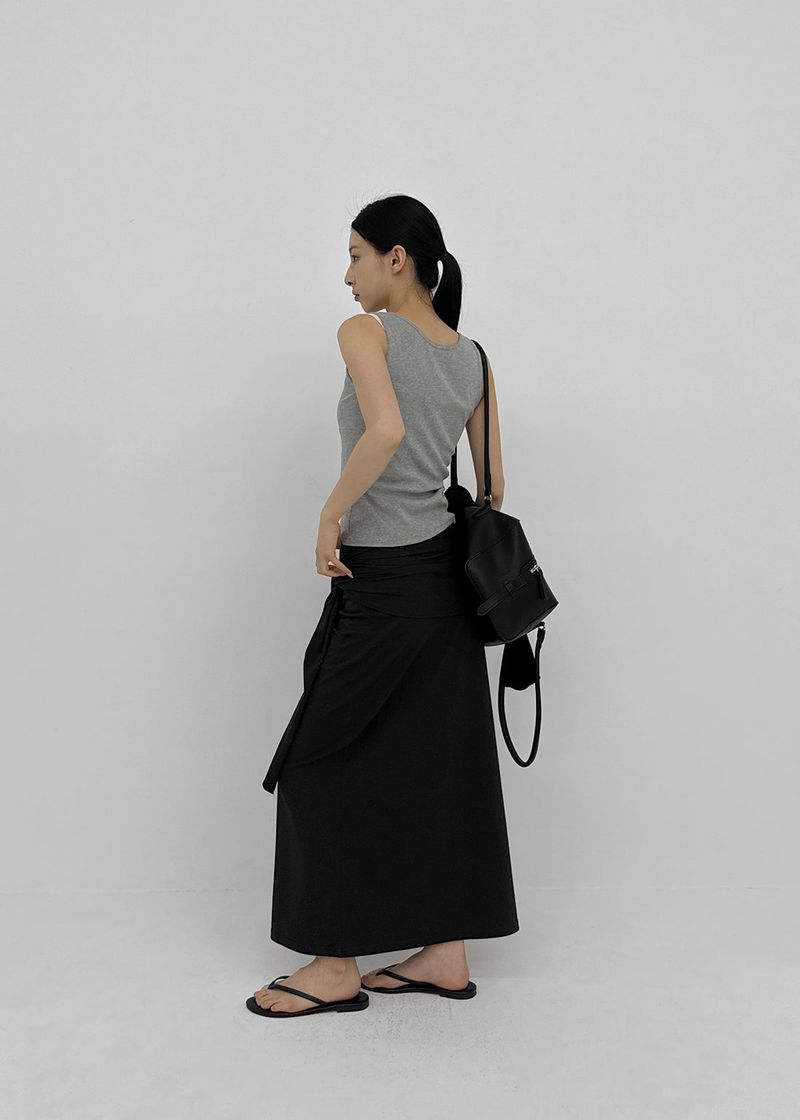 [MADE] Lofren Set - Long Skirt, Layered Wrap