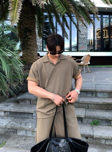 [Limited Quantity] 【setup】 Kuiper Caraneck Short Sleeve Shorts Setup