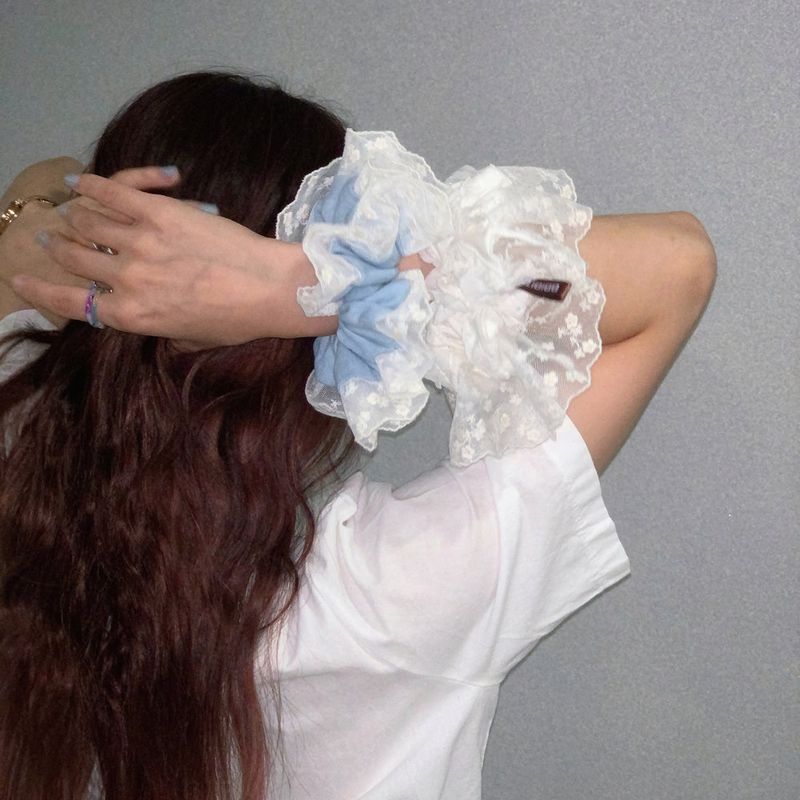 Double Lace Scrunchies
