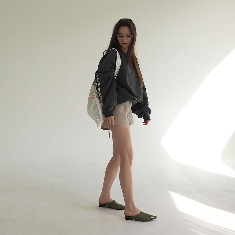 stripe eco bag_ivory