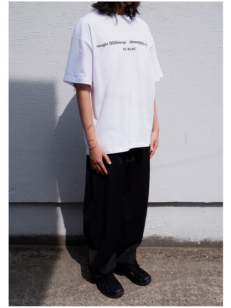 Reverse Logo T-Shirt / White
