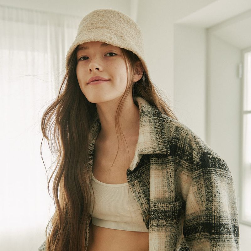 TMO BY 13MONTH（ティーエムオーバイサーティーンマンス）の「WINTER BUCKET HAT (BEIGE)（Hats）」